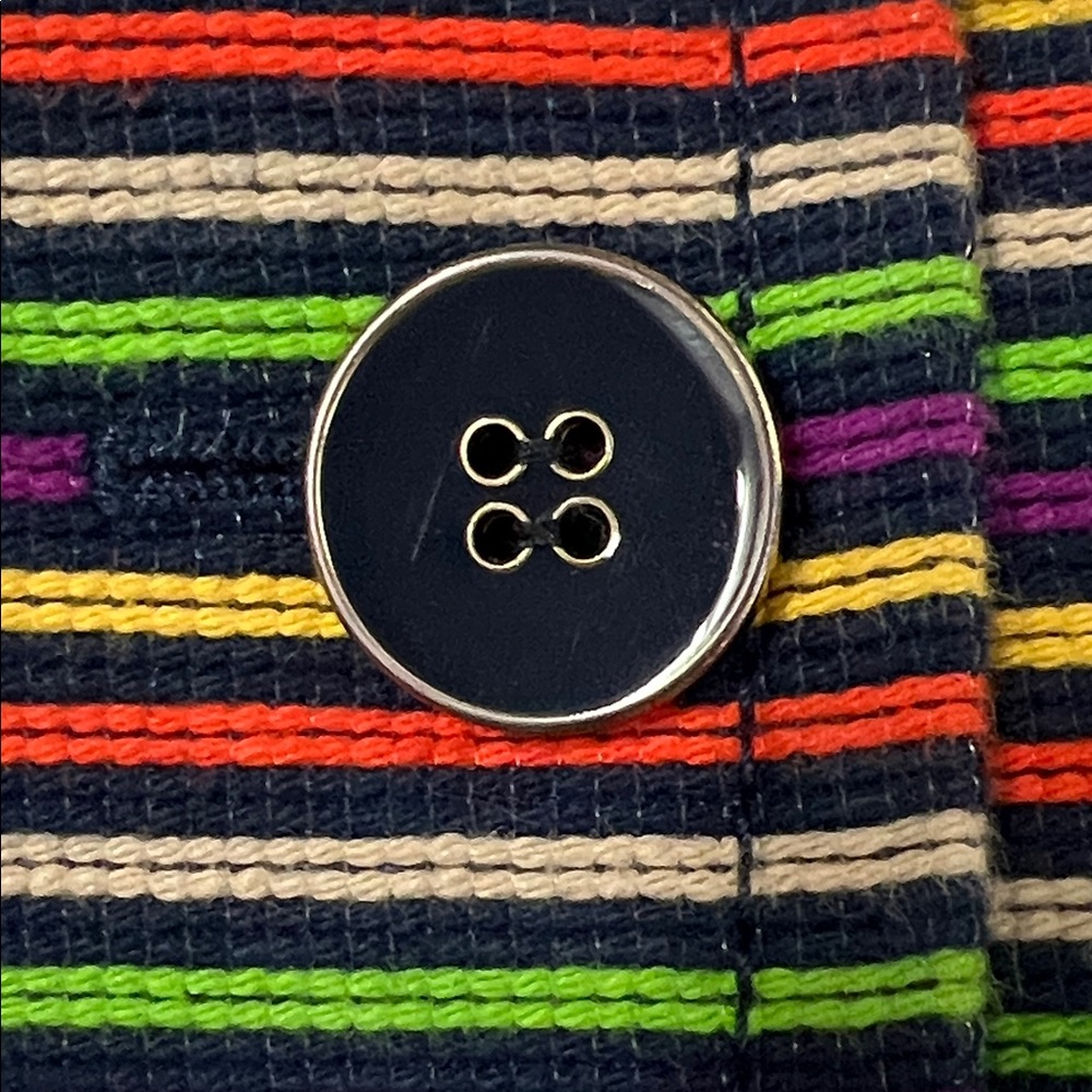 Talbots Multicolor Striped Blazer jacket size 6 N… - image 7